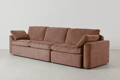Model 13 4-Seater Sofa, Russet