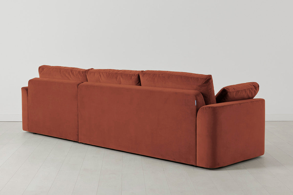 Model 13 4-Seater Sofa, Brick