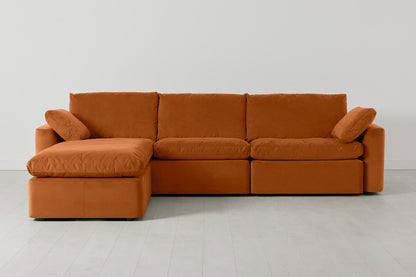 Model 13 4-Seater Left Chaise Sofa, Bronze