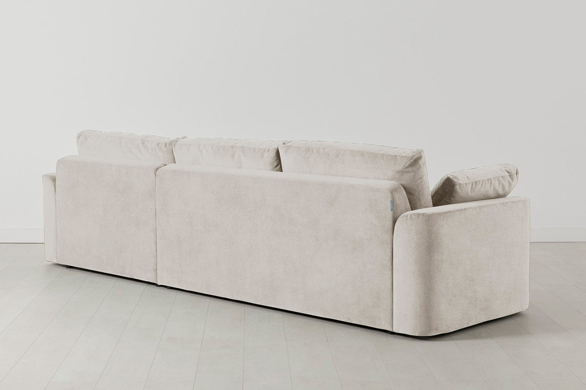 Model 13 4-Seater Left Chaise Sofa, Chalk