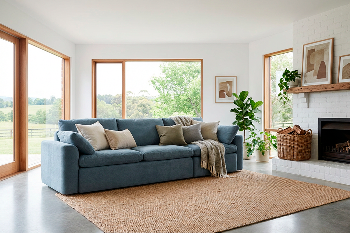 Model 13 4-Seater Sofa, Hydro