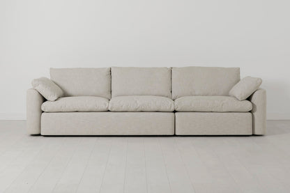 Model 13 4-Seater Sofa, Parchment