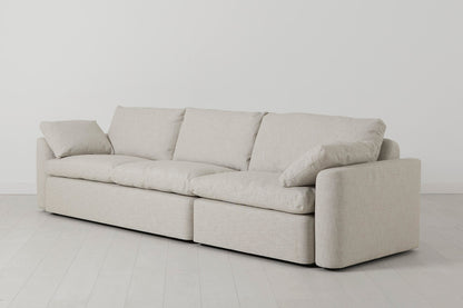 Model 13 4-Seater Sofa, Parchment