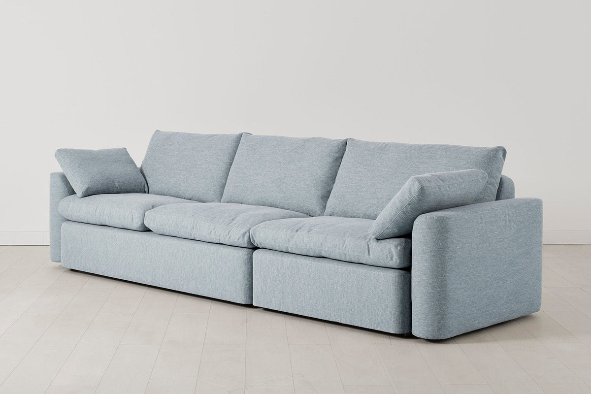 Model 13 4-Seater Sofa, Seaglass