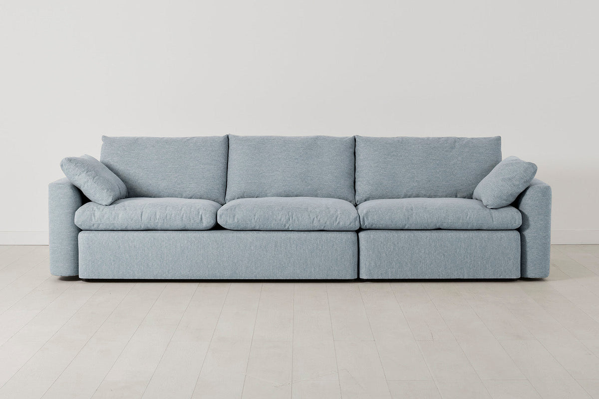 Model 13 4-Seater Sofa, Seaglass