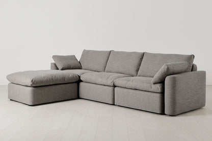 Model 13 4-Seater Left Chaise Sofa, Shadow