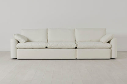 Model 13 4-Seater Sofa, White