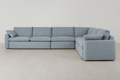 Model 13 Large Corner Sofa, Seaglass