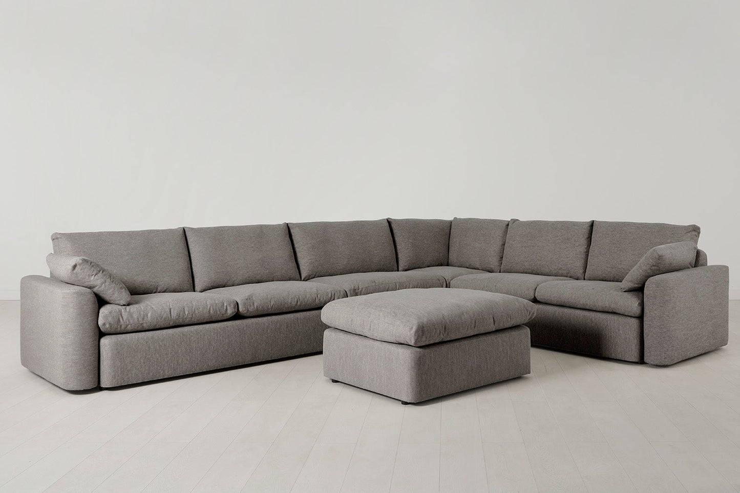 Model 13 Large Corner Sofa with Ottoman, Shadow