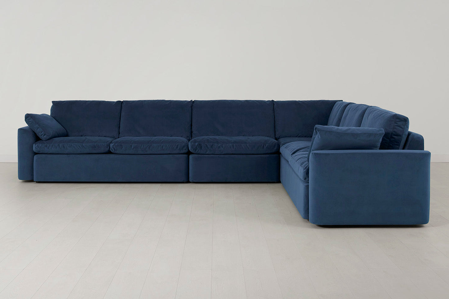 Model 13 Large Corner Sofa, Teal