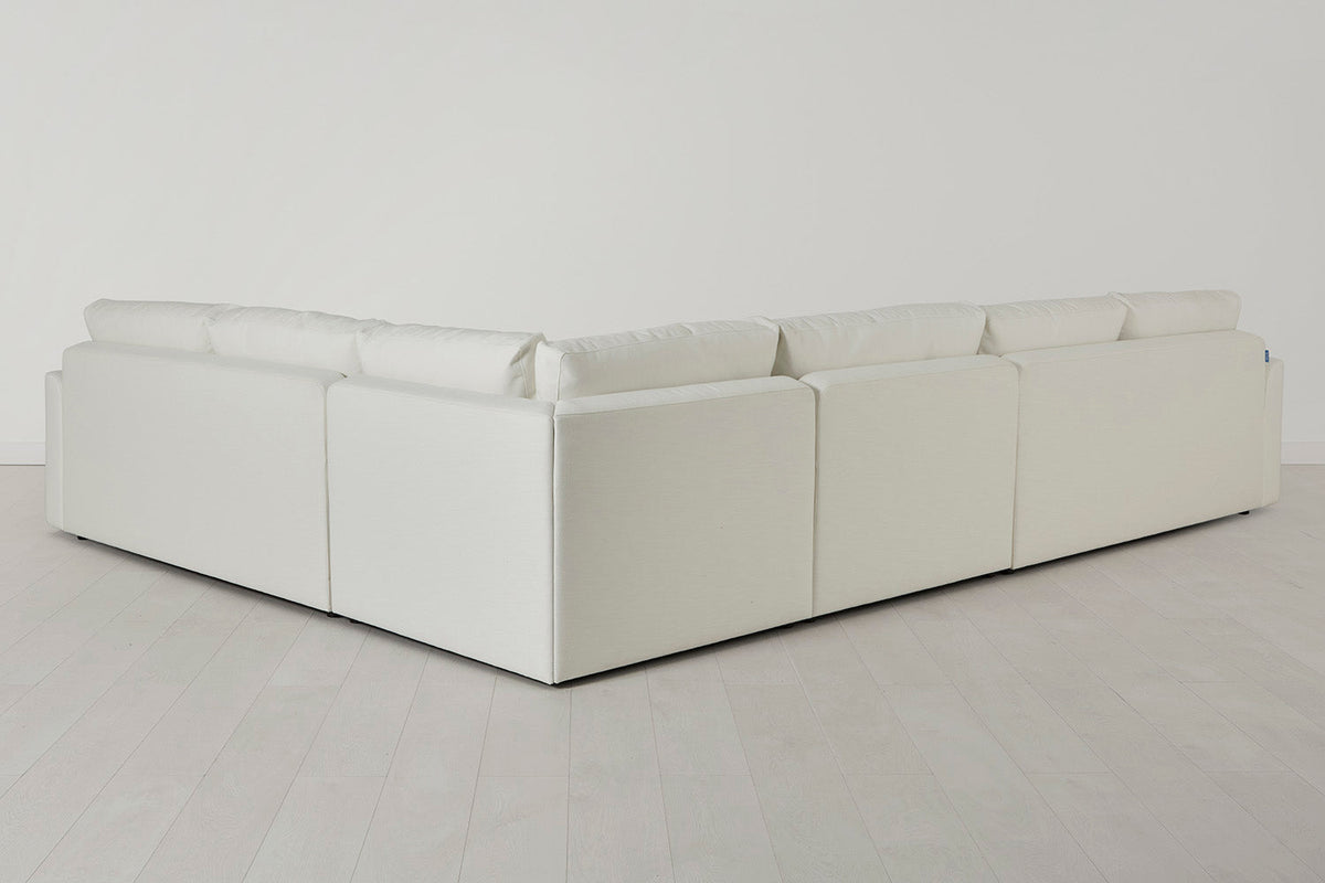 Model 13 Large Corner Sofa, White