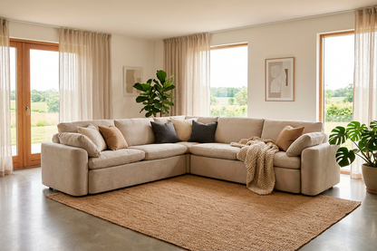 Model 13 Corner Sofa, Chalk