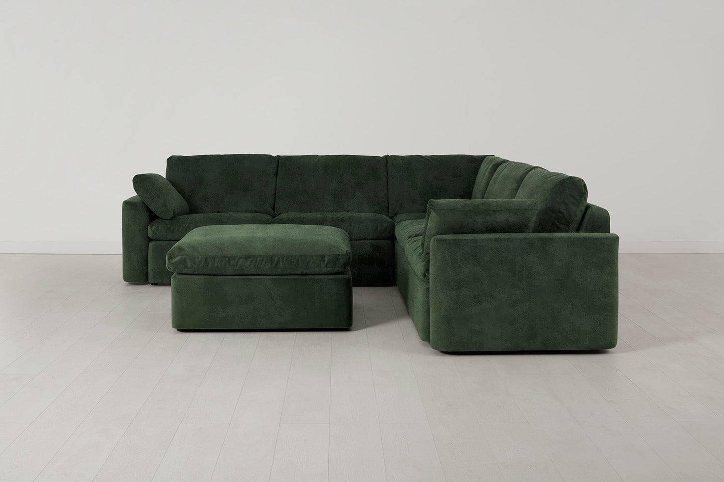 Model 13 Corner Sofa with Ottoman, Conifer