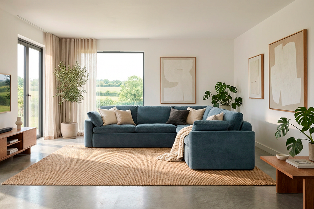 Model 13 Corner Sofa, Hydro