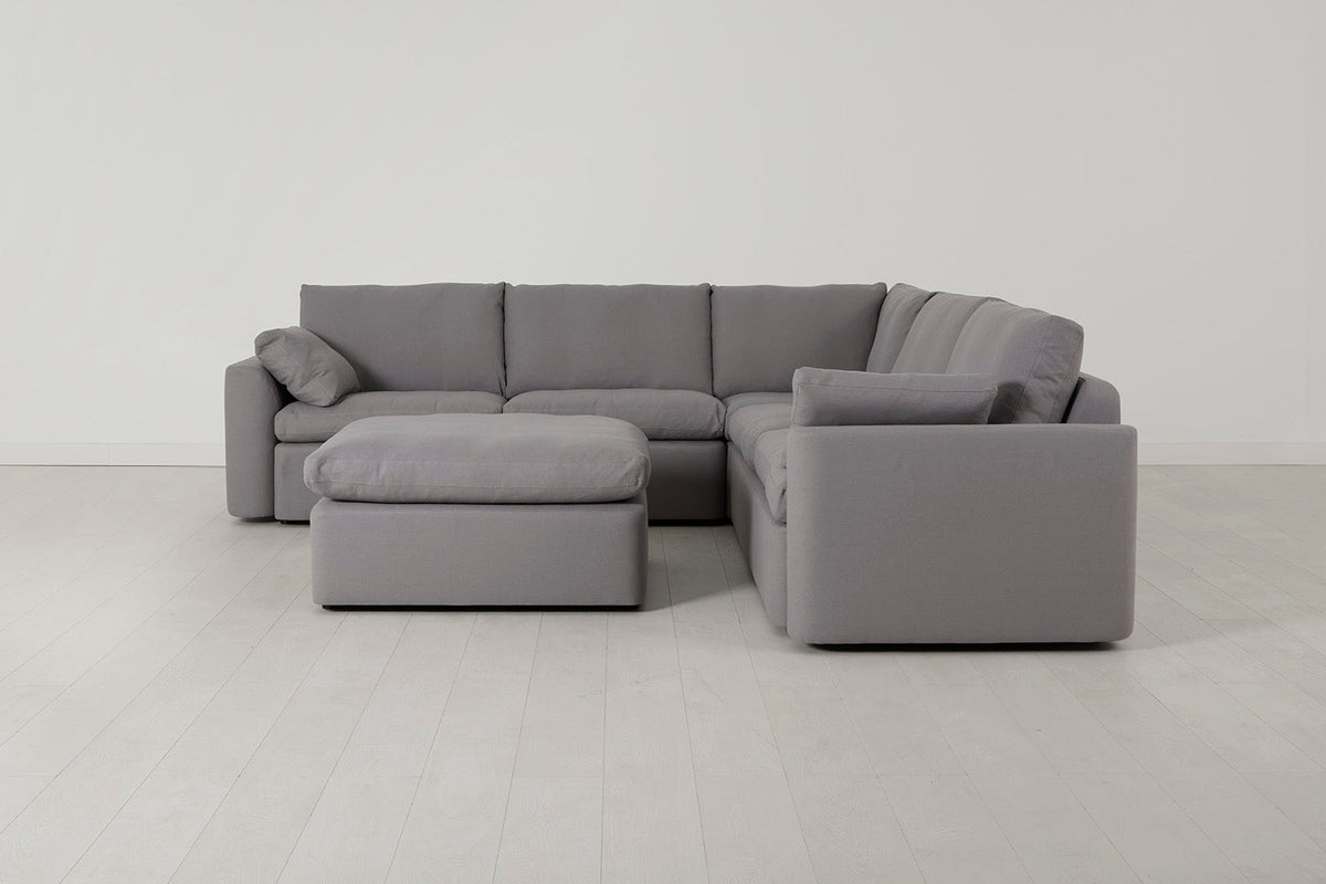 Model 13 Corner Sofa with Ottoman, Risso