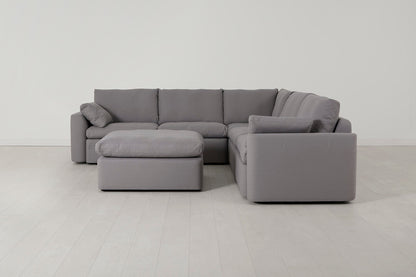 Model 13 Corner Sofa with Ottoman, Risso
