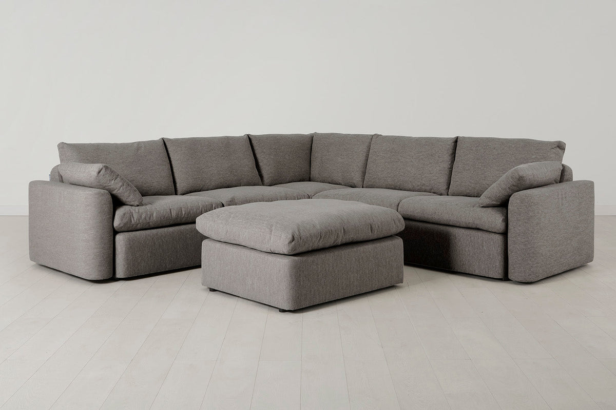 Model 13 Corner Sofa with Ottoman, Shadow