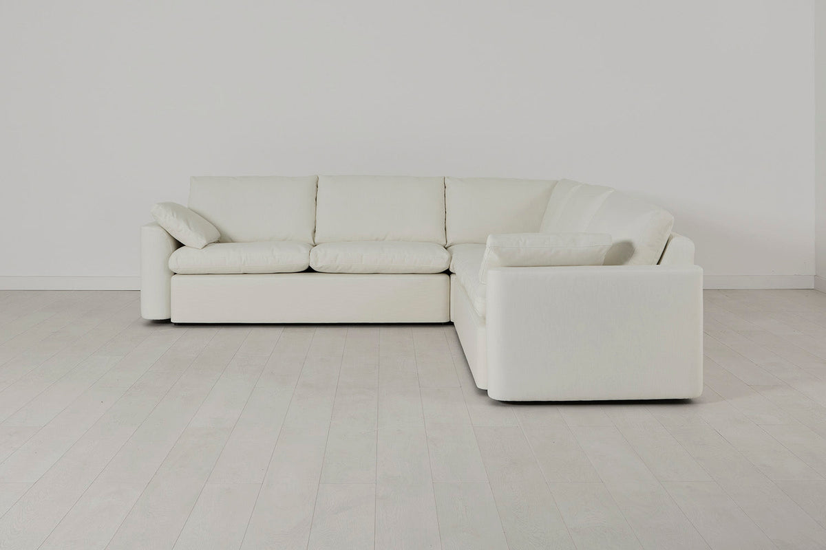 Model 13 Corner Sofa, White