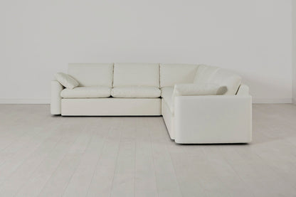 Model 13 Corner Sofa, White
