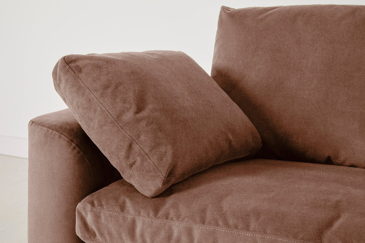 Model 13 Corner Sofa with Ottoman, Russet