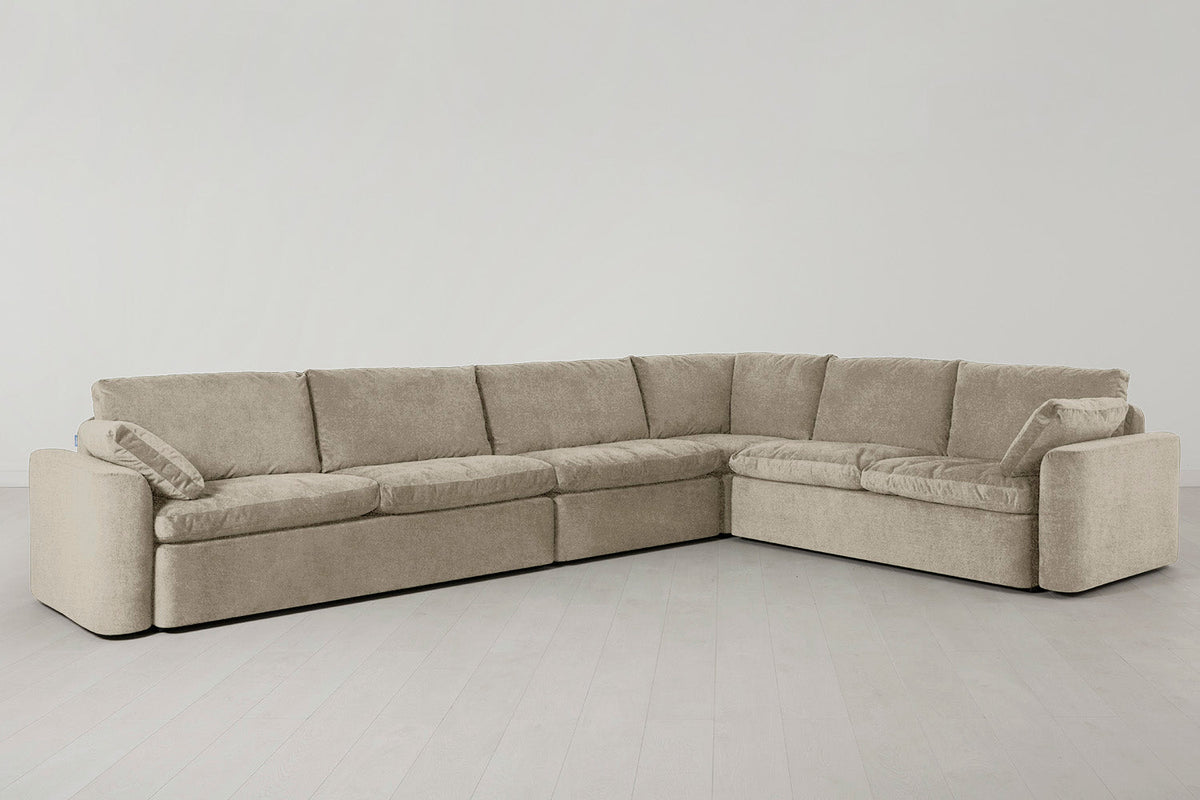 Model 13 Large Corner Sofa, Flax