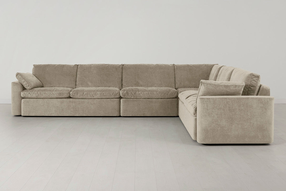 Model 13 Large Corner Sofa, Flax