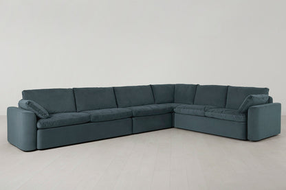 Model 13 Large Corner Sofa, Petrol