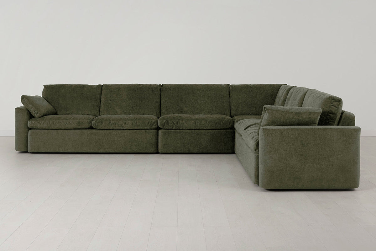 Model 13 Large Corner Sofa, Pine