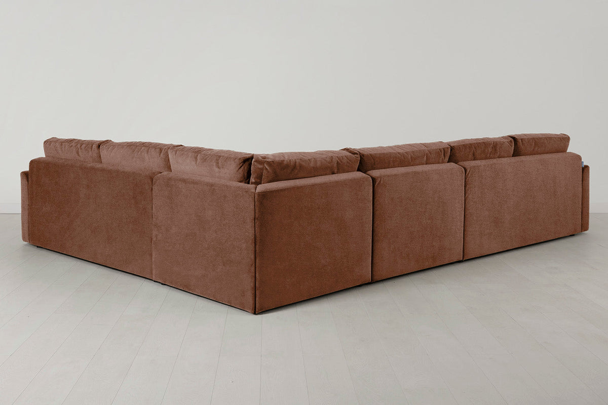 Model 13 Large Corner Sofa, Russet