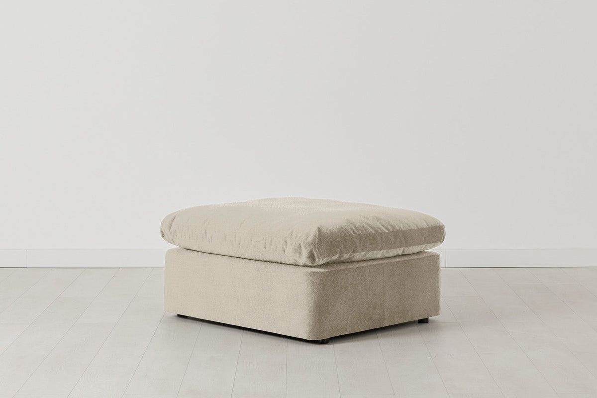 Model 13 Ottoman, Flax