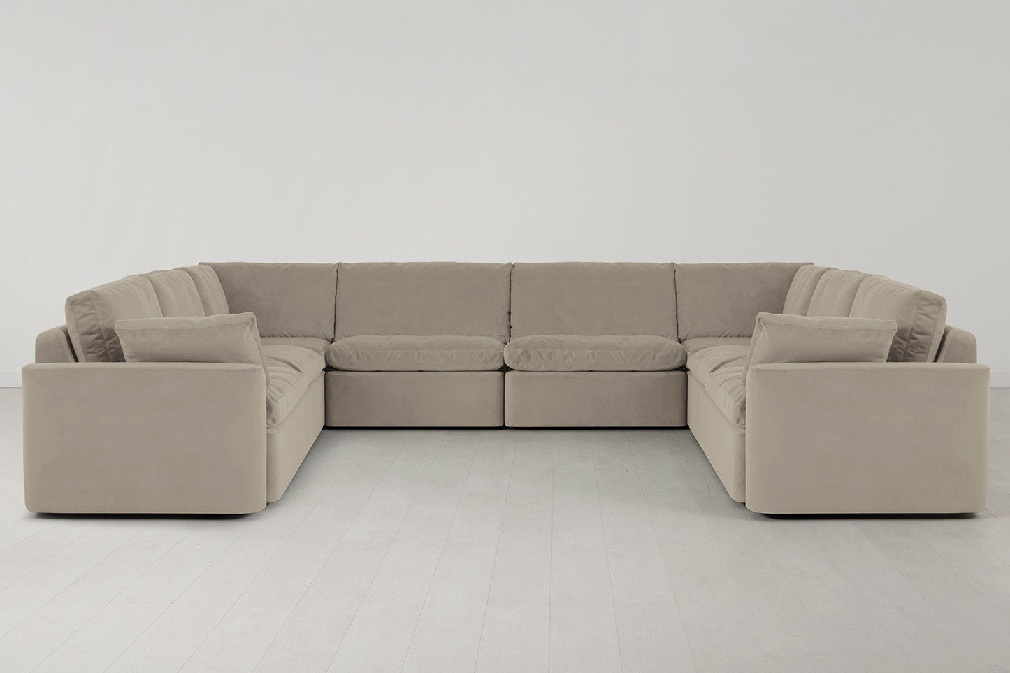 Model 13 U Shaped Sofa, Bone