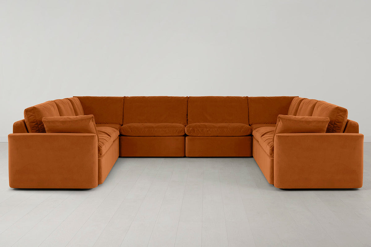 Model 13 U Shaped Sofa, Bronze