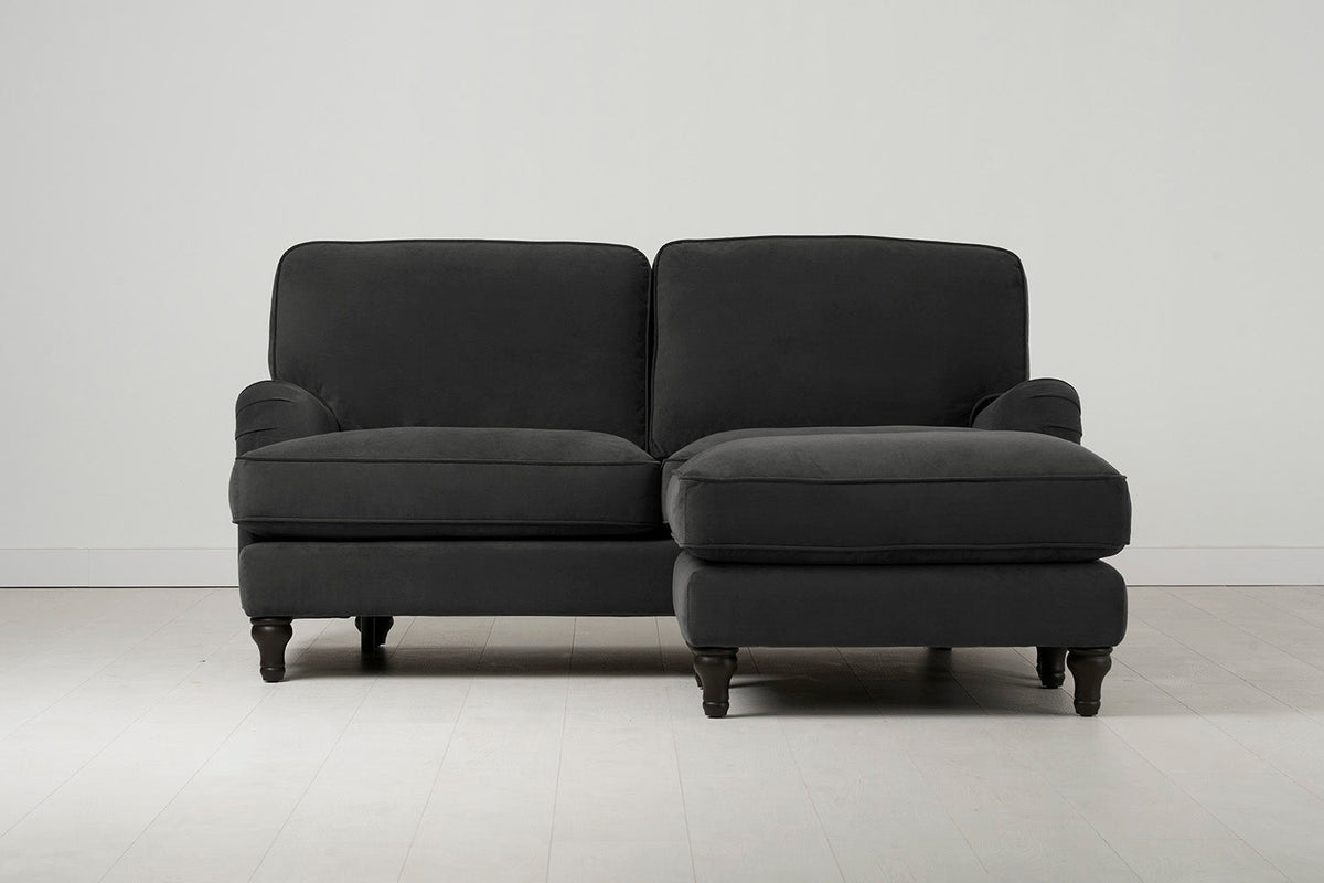 Model 15 Ottoman, Charcoal