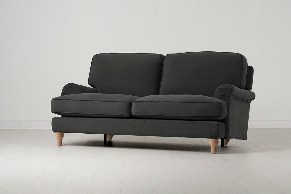 Model 15 2 Seater Sofa, Oak / Charcoal