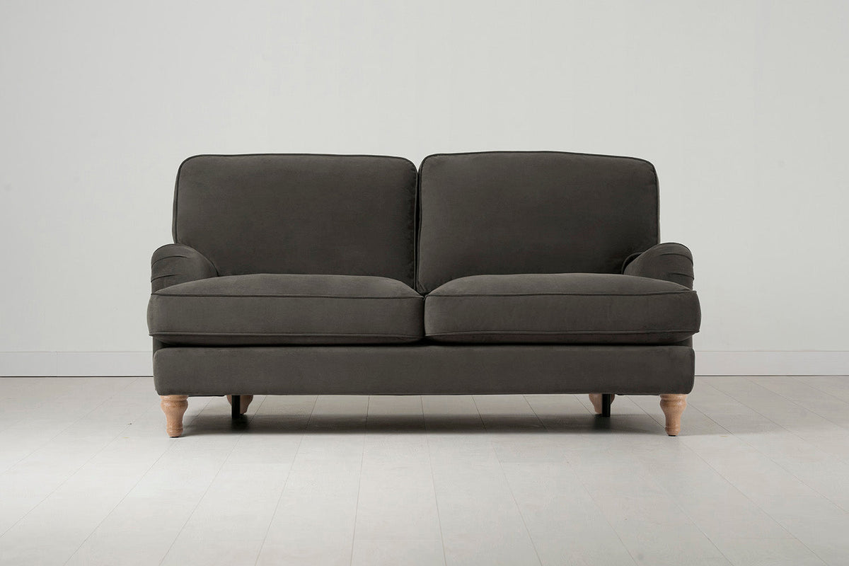 Model 15 2 Seater Sofa, Oak / Elephant