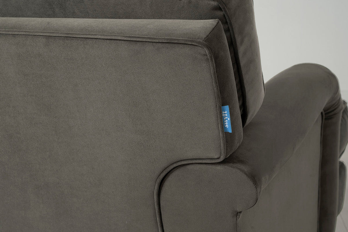 Model 15 2 Seater Sofa, Oak / Elephant