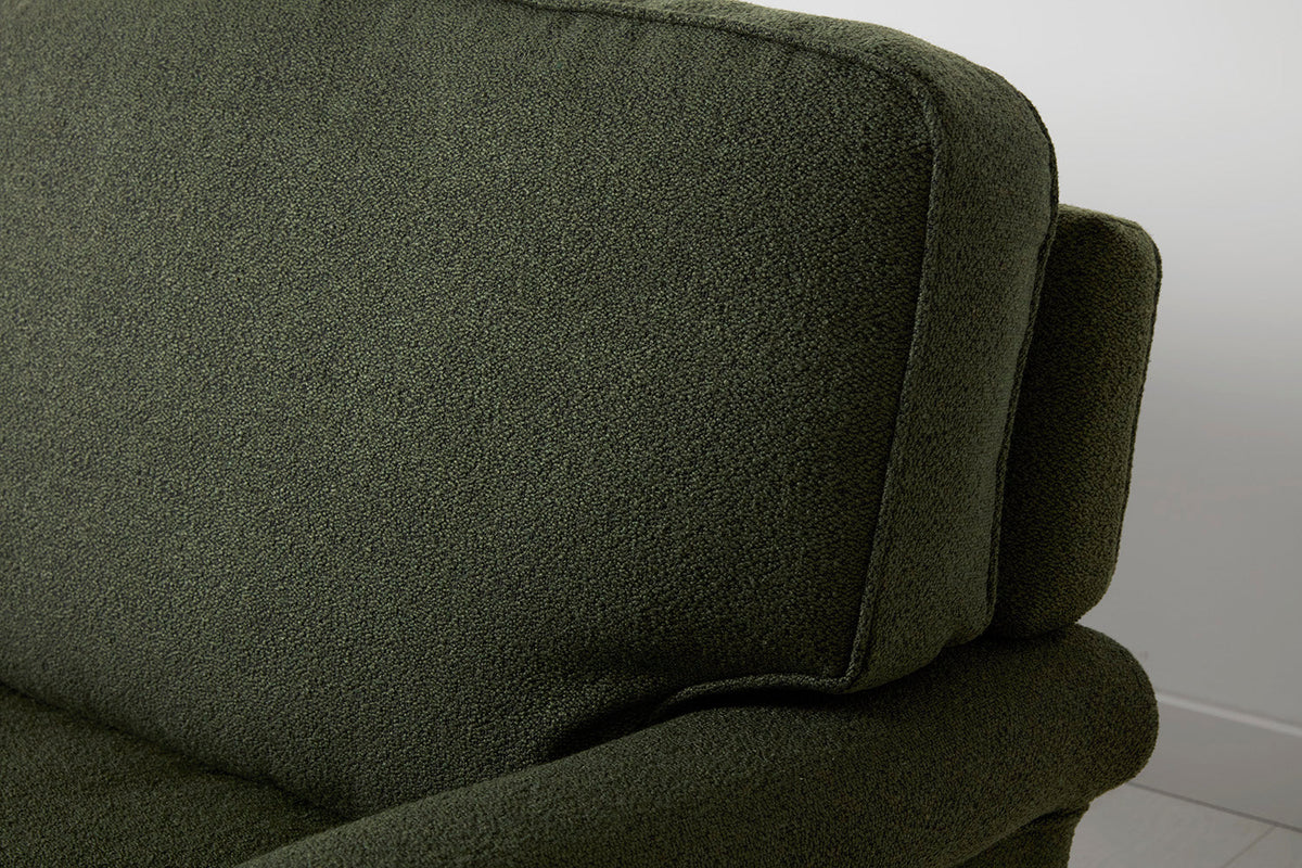 Model 15 3 Seater Sofa with Ottoman, Oak / Fern