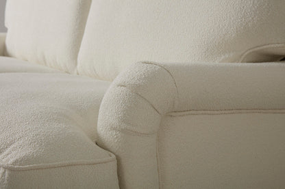 Model 15 3 Seater Sofa, Oak / Ivory
