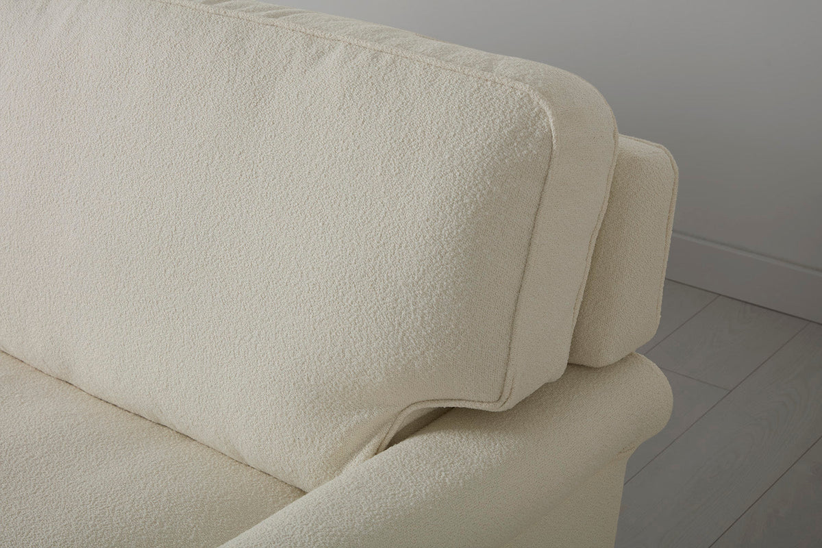 Model 15 3 Seater Sofa, Oak / Ivory