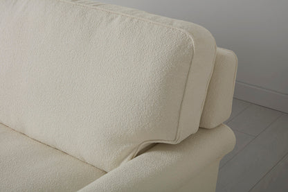 Model 15 3 Seater Sofa, Oak / Ivory