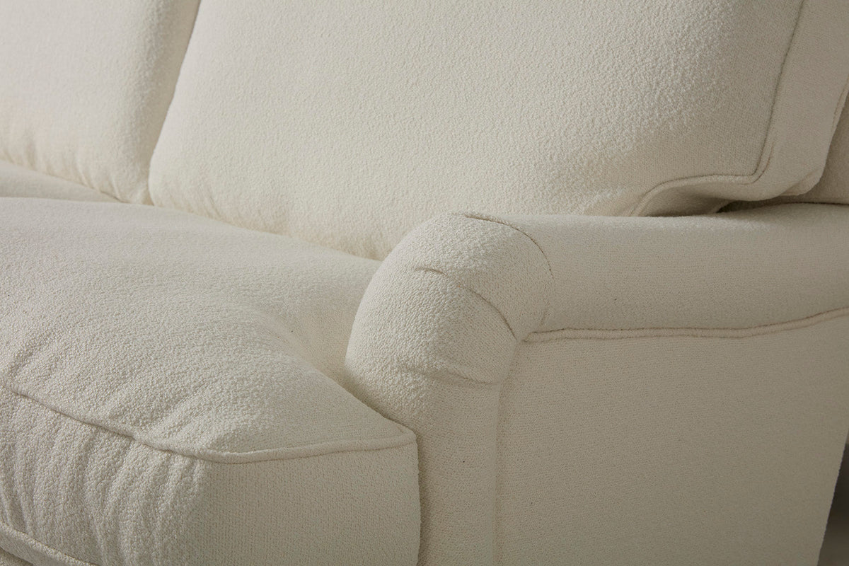 Model 15 2 Seater Sofa, Oak / Ivory