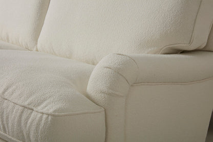 Model 15 2 Seater Sofa, Oak / Ivory