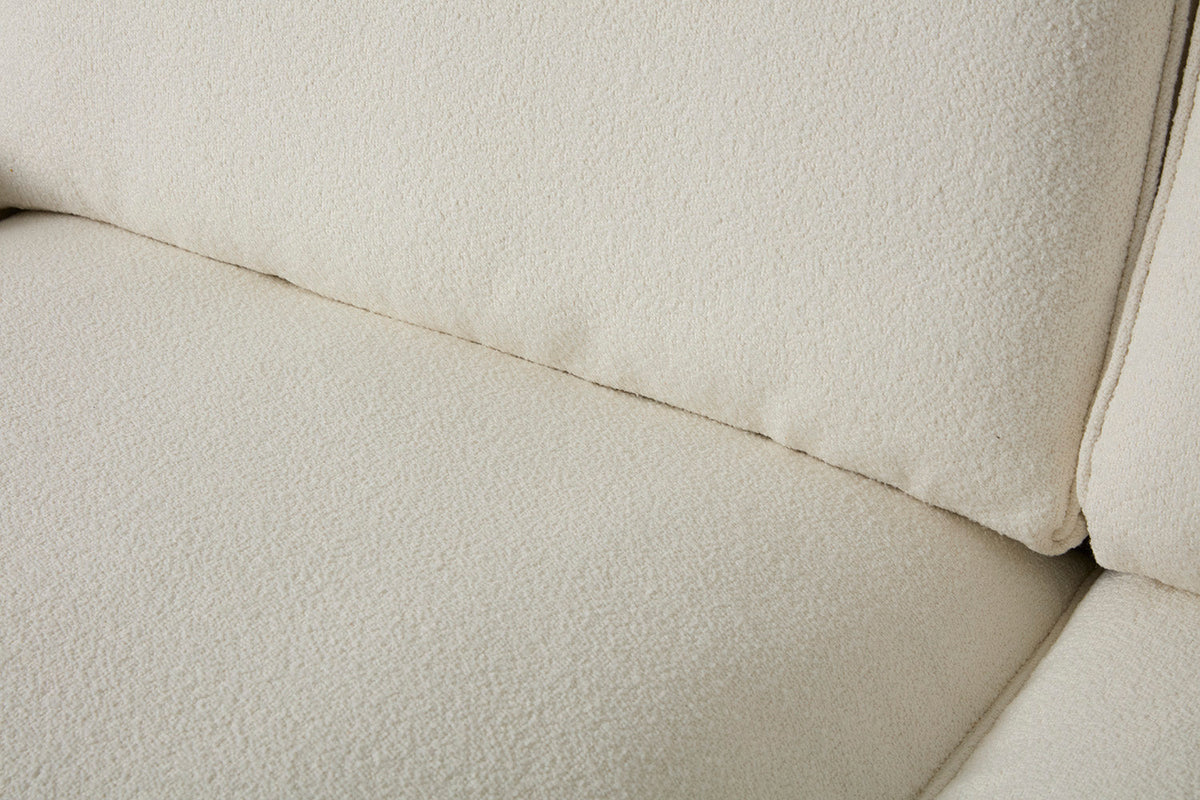 Model 15 2 Seater Sofa, Oak / Ivory