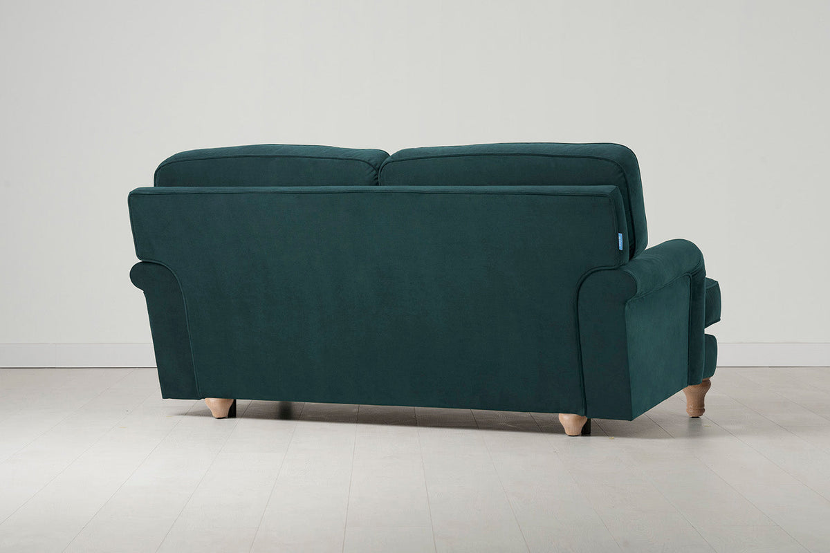 Model 15 2 Seater Sofa, Oak / Kingfisher