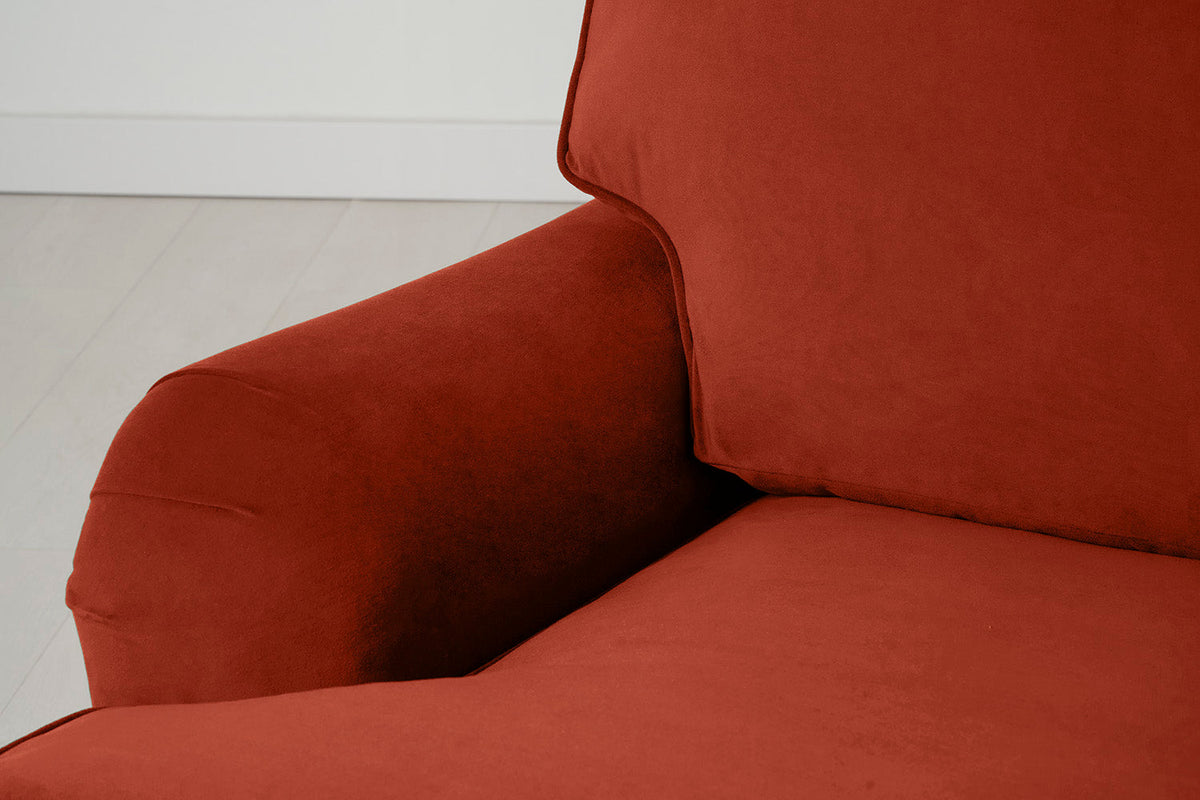 Model 15 2 Seater Sofa, Oak / Paprika
