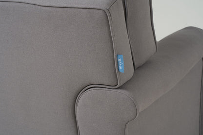 Model 15 2 Seater Sofa, Oak / Risso