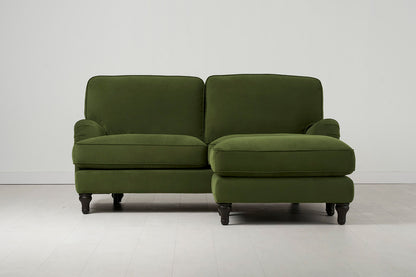 2-Seater Sofa in green velvet