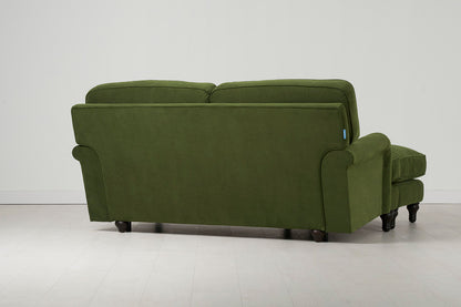 Model 15 2 Seater Sofa with Ottoman, Vine