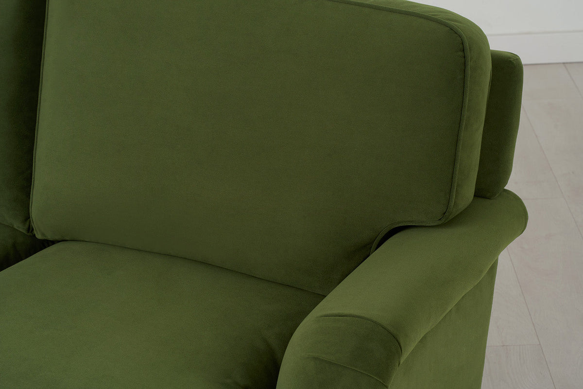 Model 15 2 Seater Sofa with Ottoman, Oak / Vine