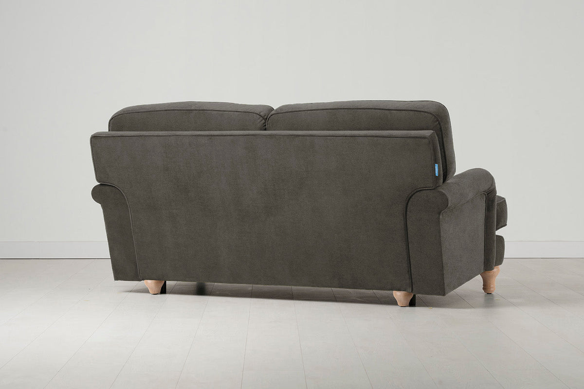 Model 15 2 Seater Sofa with Ottoman, Oak / Mink